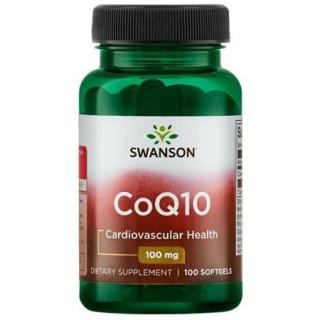 Swanson CoQ10 (Q10 koenzim), 100 mg, 100 lágygél kapszula