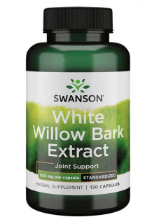 Swanson fehérfűz kéreg kivonat 500 mg, 120 kapszula
