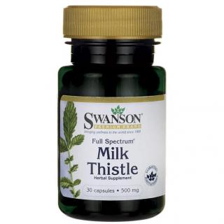 Swanson Full Spectrum Milk Thistle, Máriatövis, 30 kapszula