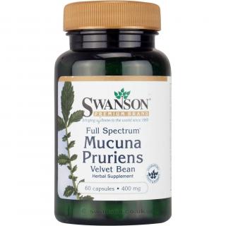 Swanson Full Spectrum Mucuna Pruriens (bársonyos bab), 400 mg, 60 kapszula