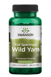 Swanson Full Spectrum Wild Yam (szőrös Smlditec), 400 mg, 60 kapszula