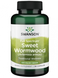Swanson Full Spectrum Wormwood, Fehér üröm, 425 mg, 90 kapszula