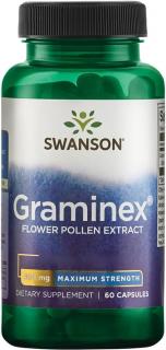 Swanson Graminex virágpor kivonat, 500 mg, 60 kapszula  Étrend-kiegészítő