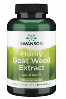 Swanson Horny Goat Weed Extract, (Fahéj kivonat) 500mg, 120 kapszula