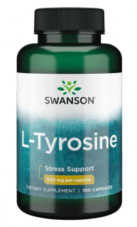Swanson L-tirozin, 500 mg, 100 kapszula