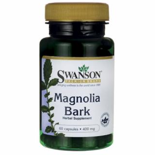 Swanson Magnólia kéreg - Magnólia, 400 mg, 60 kapszula