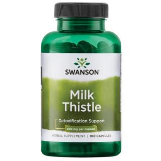 Swanson Milk Thistle, 500 mg, 100 kapszula