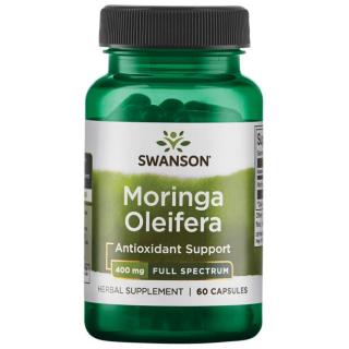 Swanson Moringa Oleifera (olajtartalmú Moringa), 400 mg, 60 kapszula