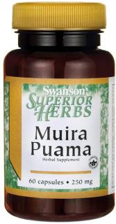 Swanson Muira Puama (10: 1 kivonat), 250 mg, 60 kapszula