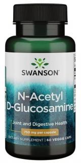 Swanson N-acetil-D-glükózamin, 750 mg, 60 kapszula