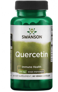 Swanson nagy hatású kvercetin, 475 mg, 60 növényi kapszula