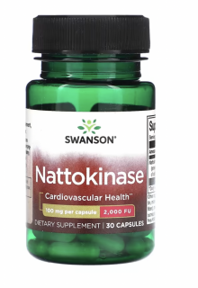 Swanson Nattokinase, Nattokinase, 100 mg, 30 kapszula