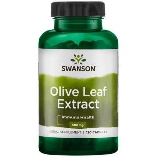 Swanson Olive Leaf Extract 500mg (olívalevél kivonat), 120 kapszula