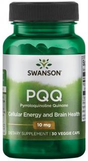 Swanson PQQ Pyrroloquinoline Quinone, 10 mg, 30 növényes kapszula