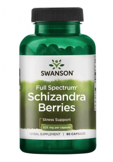 Swanson Schizandra Berries (kínai klánpor), 525 mg, 90 kapszula