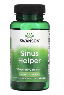 Swanson Sinus Helper, légúti támogatás, 60 kapszula  Étrend-kiegészítő
