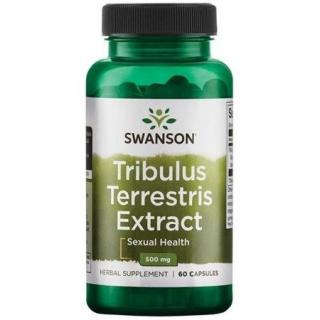 Swanson Tribulus Terrestris kivonat, horgony kivonat, 500 mg, 60 kapszula