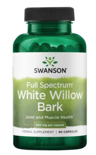 Swanson White Willow Bark (fehérfűz) 400 mg, 90 kapszula