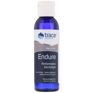 Trace Minerals Endure Performance Elektrolit, elektrolitok, 118 ml  Étrend-kiegészítő