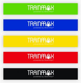 TrainMax erősítő gumi készlet, 5 db  Felfüggesztési rendszer súlyzós edzéshez
