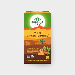 Tulsi kurkuma-gyömbér BIO, 25 tasak - Organikus  *CZ-BIO-001 tanúsítvány