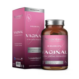 Vesantech vaginális, hüvelyi probiotikumok, 50 milliárd CFU, 30 kapszula  Étrend-kiegészítő