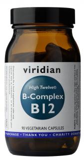Viridian B-Complex B12 High Twelwe® 90 kapszula