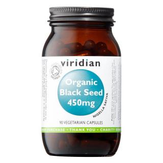 Viridian Black Seed 450mg 90 kapszula Organic  *CZ-BIO-001 tanúsítvány