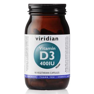 Viridian D3-vitamin 400IU 90 kapszula
