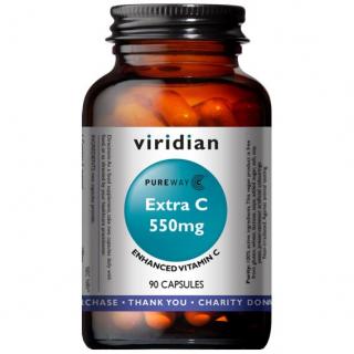 Viridian Extra C 550mg (C-vitamin), 90 kapszula