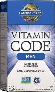 Vitamin Code Men (multivitamin férfiaknak) - 240 növényi kapszula