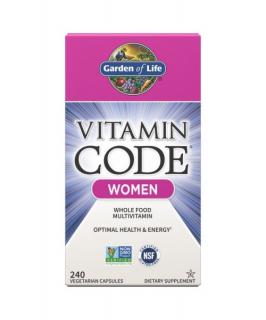 Vitamin Code Women (multivitamin nőknek) - 240 növényi kapszula