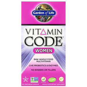 Vitamin Code Women (nőknek szánt multivitamin) - 120 növényi kapszula