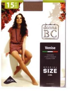 DONNA BC VENISE 15 DENES NŐI LYCRÁS HARISNYANADRÁG 5-XXL EXTRA SIZE