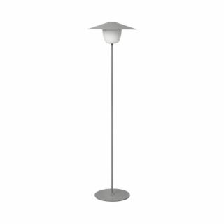 ANI LAMP FLOOR többfunkciós szürke 121cm magas fém vezeték nélküli LED lámpa