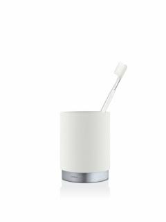 ARA fehér 3dl-es műkő fogkefe tartó pohár