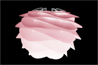 Carmina pasztell rózsaszín lámpabúra