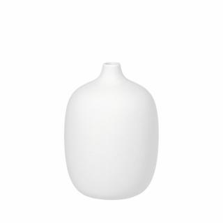 CEOLA fehér 18.5cm magas kerámia váza
