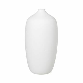 CEOLA fehér 25cm magas kerámia váza