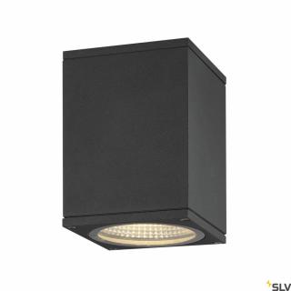 ENOLA SQUARE S LED antracit IP65 9W 3000/4000K kültéri mennyezeti lámpa