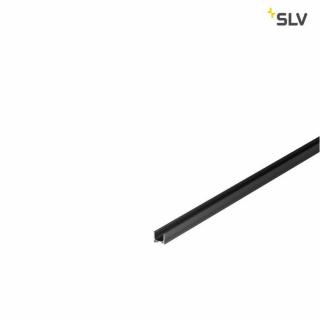 GRAZIA 10 fekete 2m-es 1,75x1,62cm-es bordázott alumínium felületre szerelhető LED profil