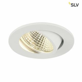 NEW TRIA 68 I CS fehér 8.2cm 3000K 38° 5,3W állítható kerek mennyezeti LED spot lámpa és tápegység szett