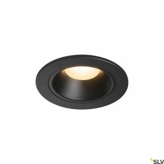 NUMINOS DL S fekete 8cm 3000K 40° 8,6W süllyesztett LED spot lámpa