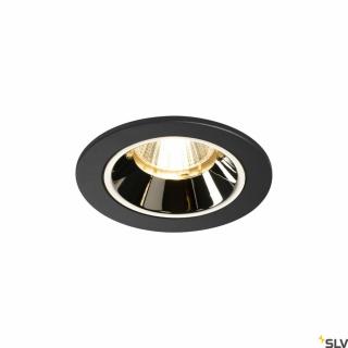 NUMINOS DL S fekete-króm 8cm 3000K 55° 8,6W süllyesztett LED spot lámpa