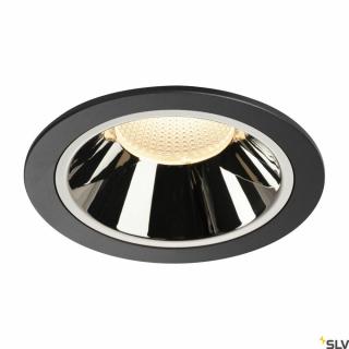 NUMINOS DL XL fekete-króm 16cm 3000K 40° 37,4W süllyesztett LED spot lámpa