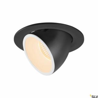 NUMINOS GIMBLE L fekete-fehér 16cm 25.4W 2700K 40° billenthető süllyesztett LED spot lámpa