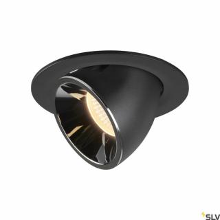 NUMINOS GIMBLE L fekete-króm 16cm 25.4W 3000K 55° billenthető süllyesztett LED spot lámpa