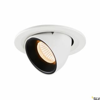 NUMINOS GIMBLE S fehér-fekete 10cm 8.6W 2700K 20° billenthető süllyesztett LED spot lámpa