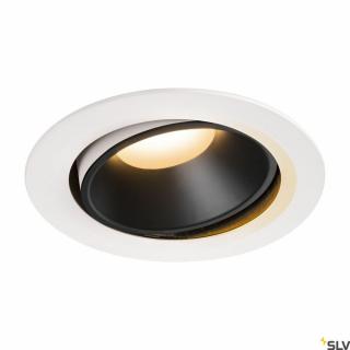 NUMINOS MOVE DL XL fehér-fekete 19cm 2700K 40° 37,4W állítható süllyesztett LED spot lámpa