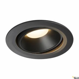 NUMINOS MOVE DL XL fekete 19cm 3000K 20° 37,4W állítható süllyesztett LED spot lámpa